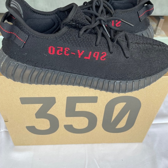 Adidas Yeezy boost 350 V2 black/red main image 6
